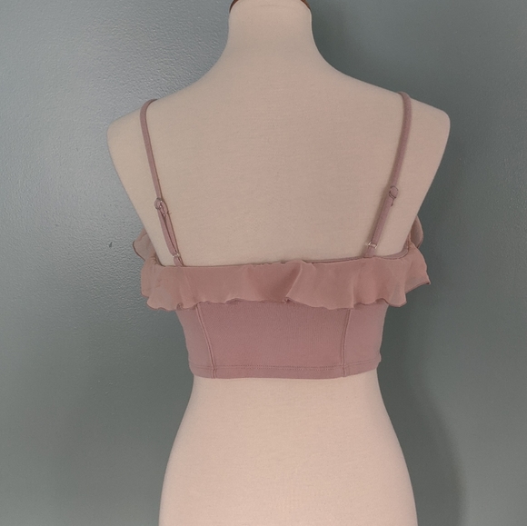 Free People Ruffled Crop Top - Picture 3 of 4